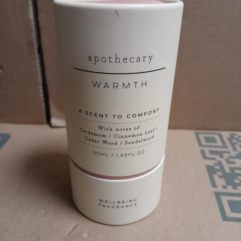 BOXED APOTHECARY WARMTH WELLBEING FRAGRANCE 50ML