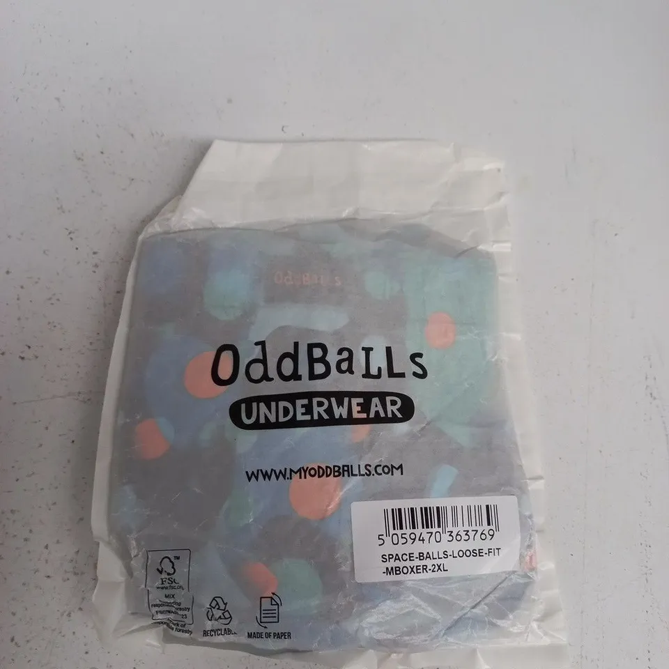 ODDBALLS UNDERWEAR SPACE BALLS LOOSE-FIT BOXER – 2XL