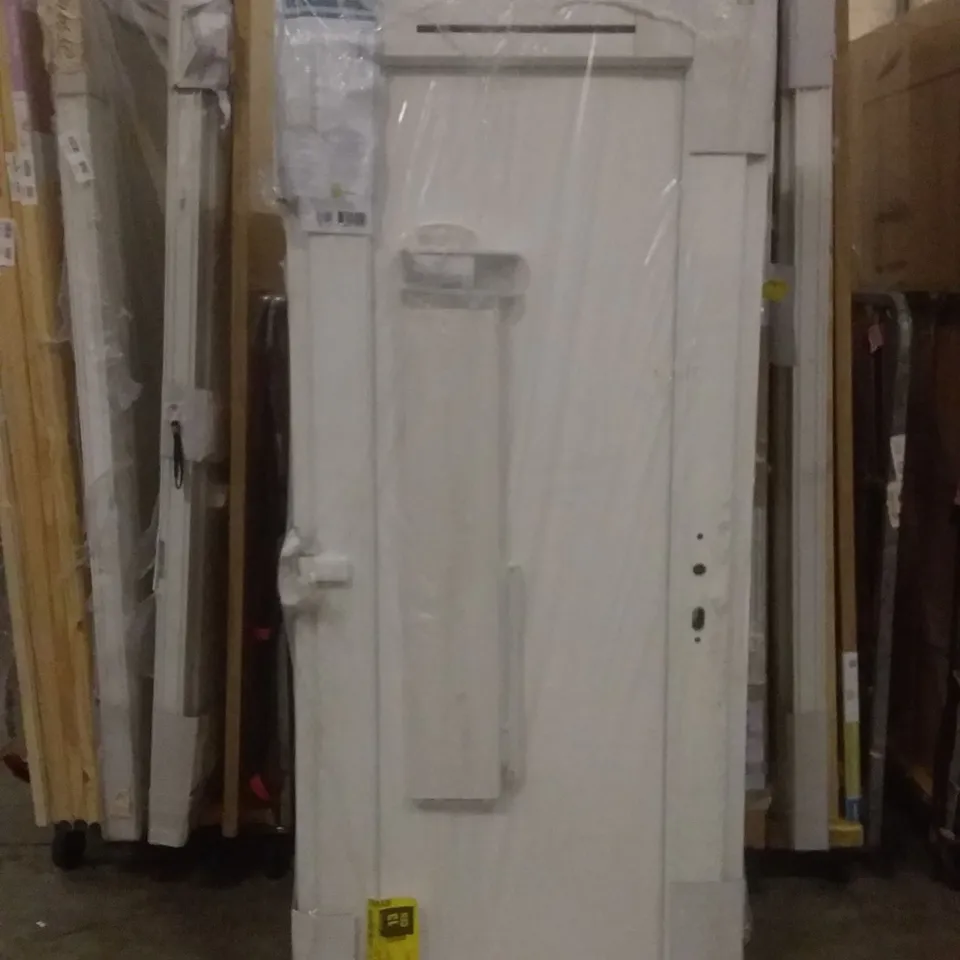 2055MM X 840MM PVCU ONE PANNEL NON GLAZED BACK DOOR WITH RIGHT HAND OPENING