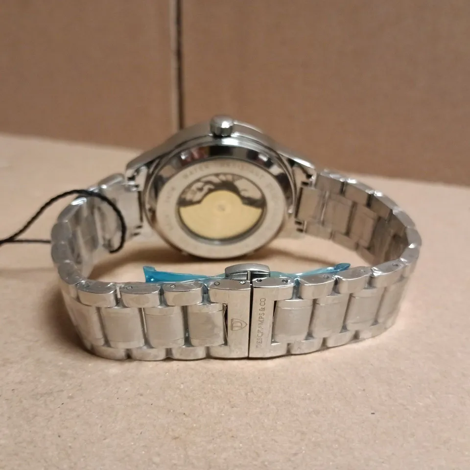 BOXED DESCHAMPS & CO SKELETON WRISTWATCH IN PRESENTATION BOX