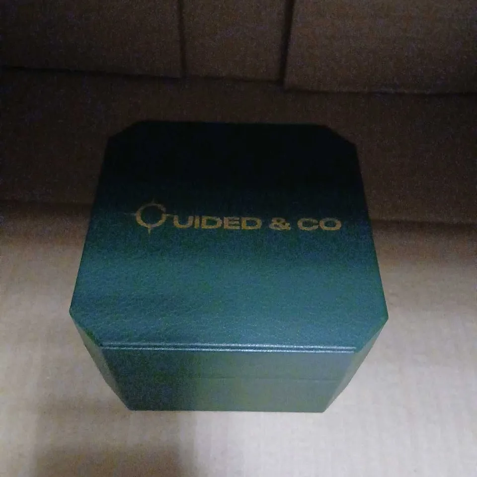 GUIDED & CO DIGITAL WRISTWATCH – STAINLESS STEEL CASE, BLUE STRAP (BOX INCLUDED)