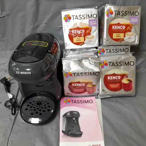 BOXED TASSIMO HAPPY POD COFFEE MACHINE