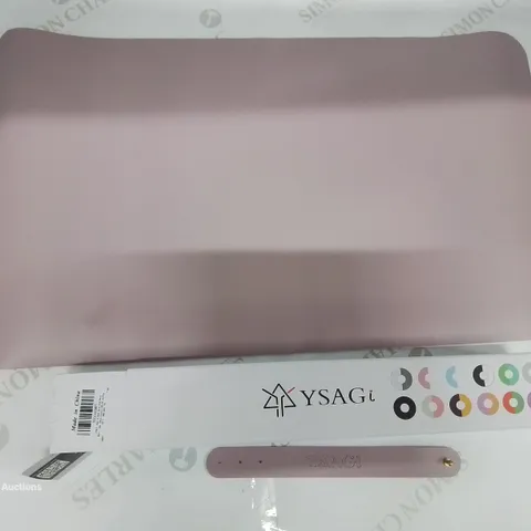 BOX CONTAINING APPROXIMATELY 35 DOUBLE SIDED REVERSIBLE DESK MATS