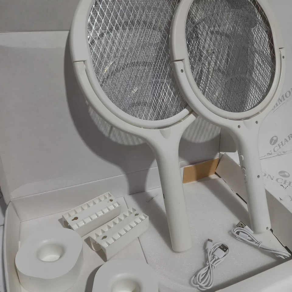 BUGZILLA 2-PACK ELECTRIC BUG AND FLY ZAPPER FLY KILLER ROTATING HEAD