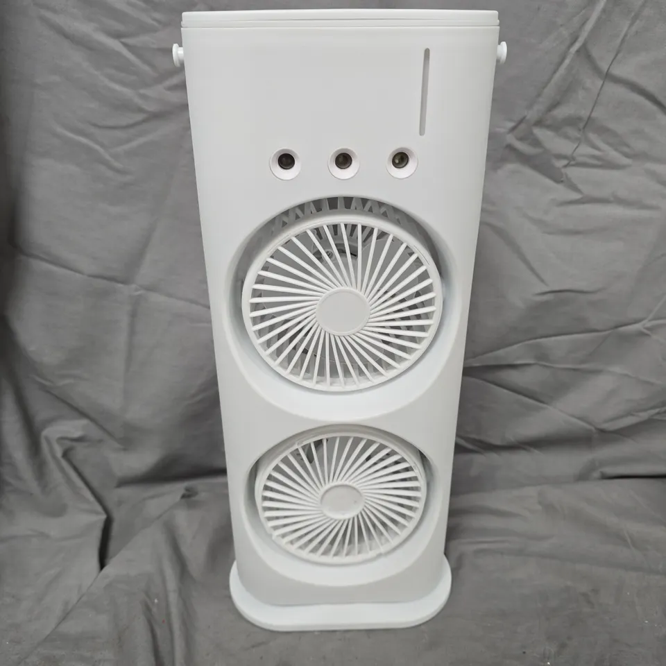 DOUBLE-ENDED SPRAY FAN – PORTABLE MISTING FAN (BOXED)