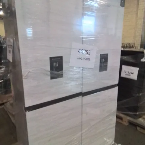 PALLET OF 2 HISENSE FREESTANDING 5050 FRIDGE FREEZERS - WHITE