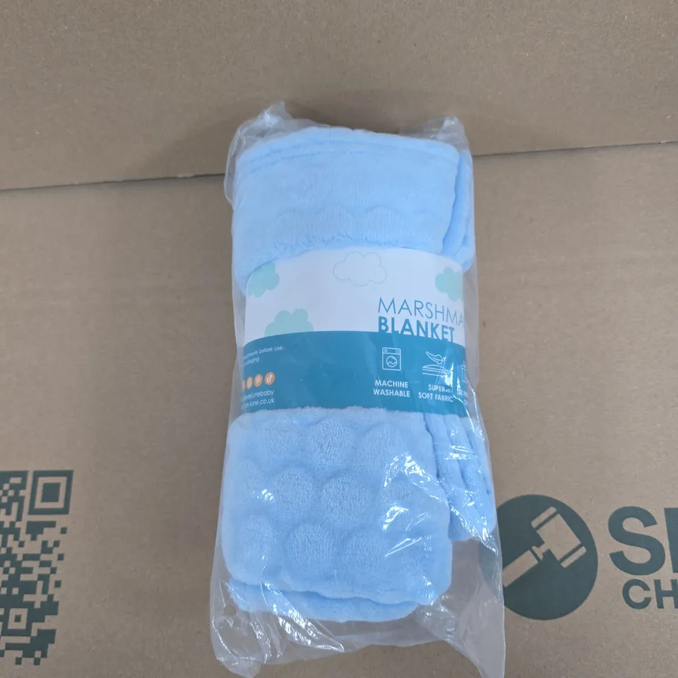 CLAIR DE LUNE MARSHMALLOW BABY BLANKET