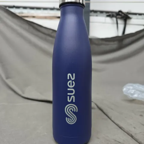 POWDER COATED WATER BOTTLE IN BLUE