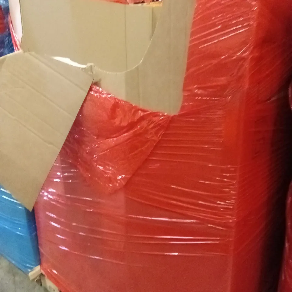 PALLET OF ASSORTED HOUSEHOLD GOODS AND PRODUCTS TO INCLUDE;FOOT MASSAGER,CARBONATOR PRO MACHINE,AREA RUG