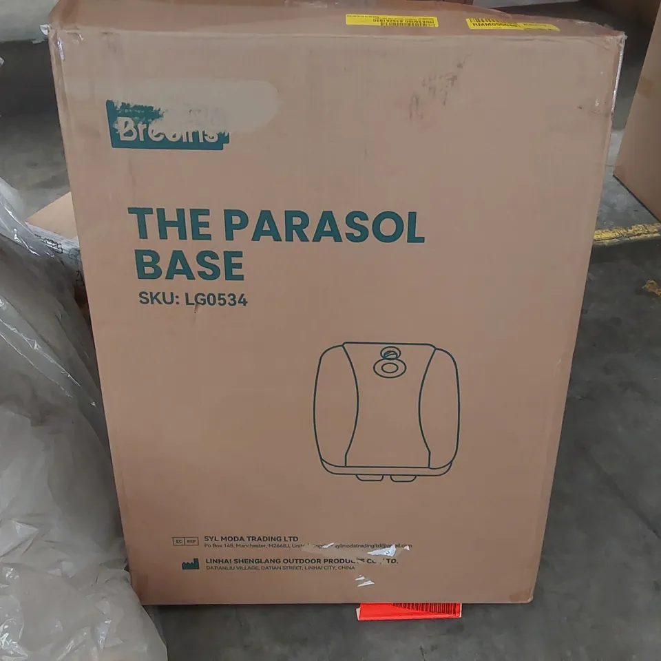 BOXED PARASOL BASE 
