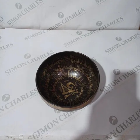 SINGING BOWL TIBET HAND CARVED
