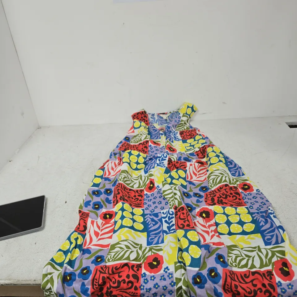 SEASALT CORNWALL WOMEN'S FLORAL PRINT DRESS – UK 12 (EU 40, US 8) – MADE IN CHINA