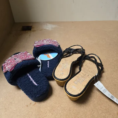 APPROXIMATELY 15 ASSORTED PAIRS OF FOOTWEAR PRODUCTS IN VARIOUS STYLES & SIZES