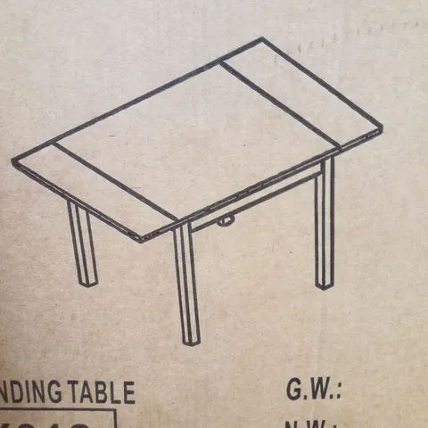 BOXED OAK EXTENDING TABLE - OILED OAK 