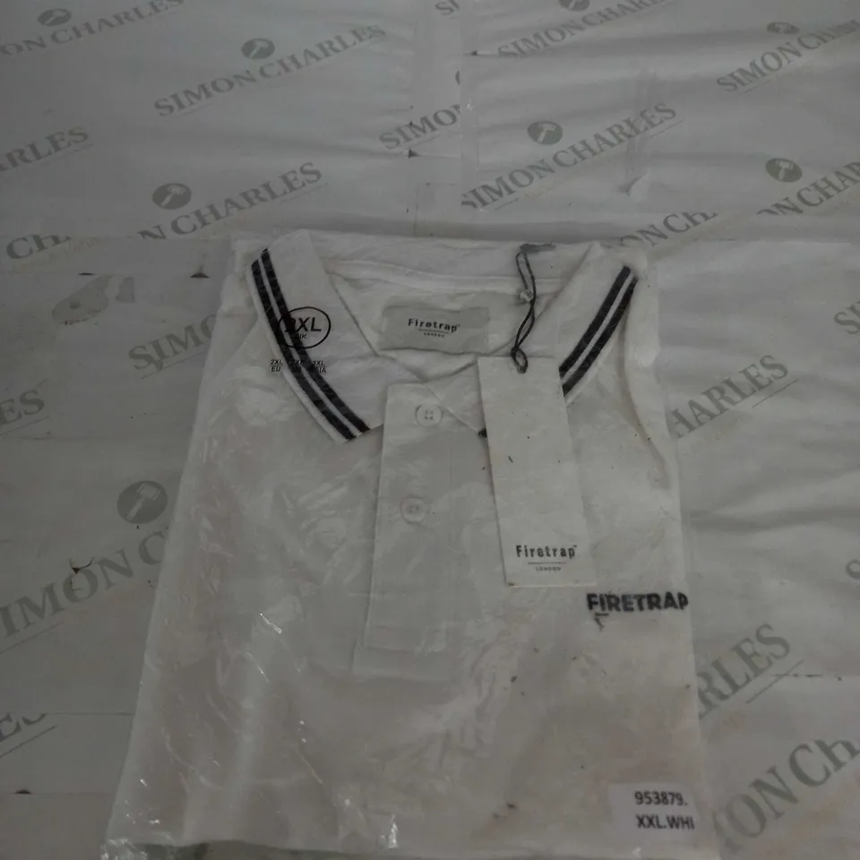 FIRETRAP MENS LAZER POLO SHIRT - XXL