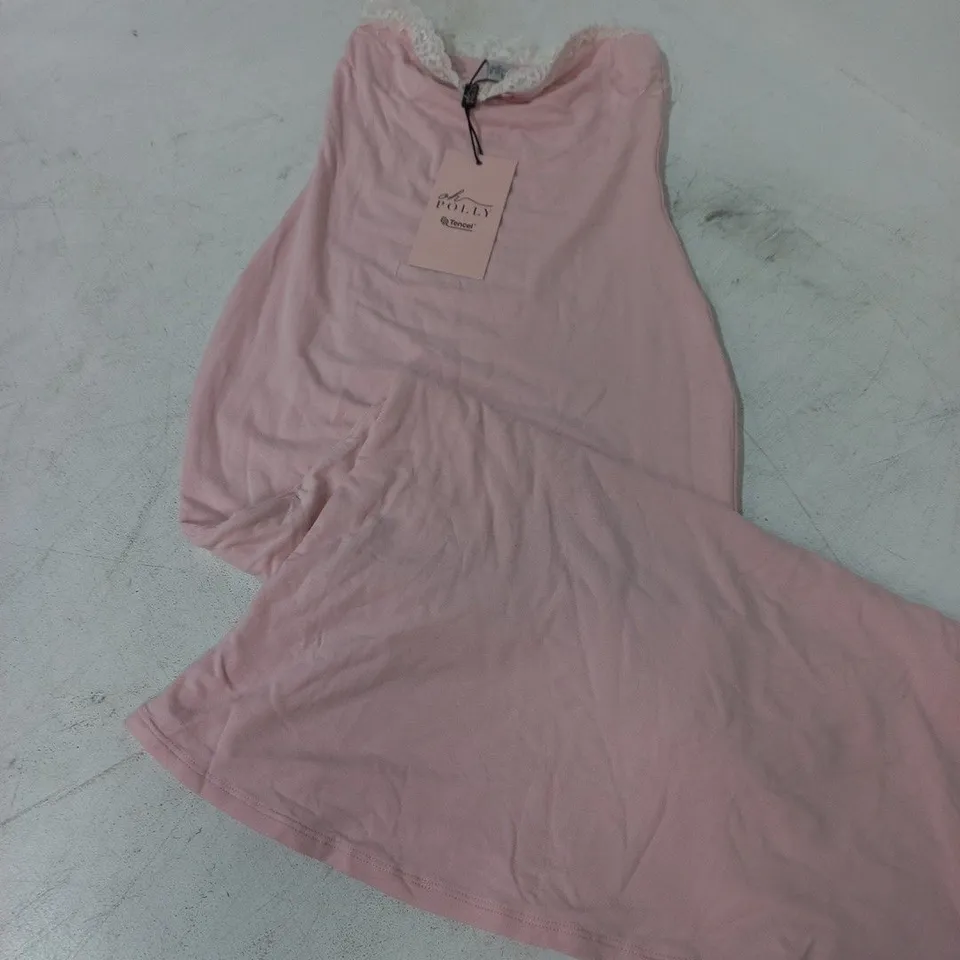 OH POLLY LONGLINE DRESS IN PINK - S
