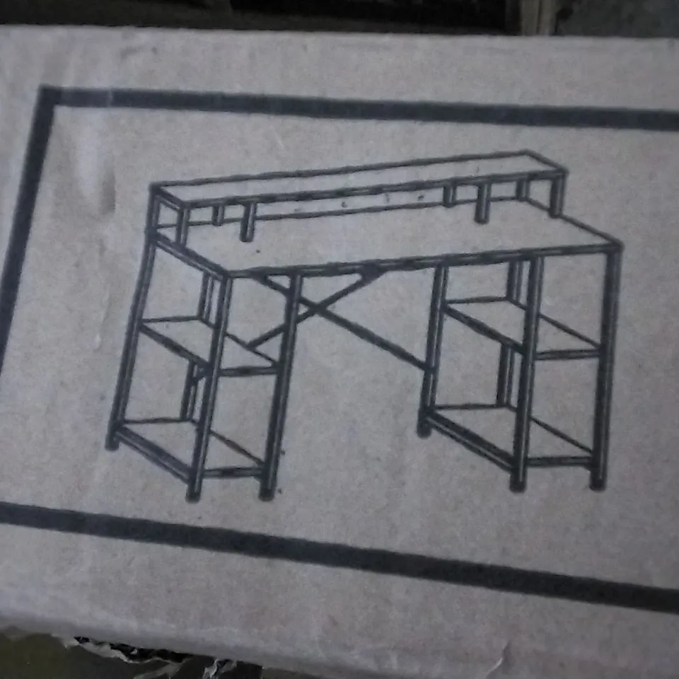 BOXED KINSLEE COMPUTER DESK OAK