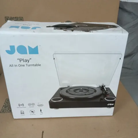 JAM 'PLAY' ALL-IN-ONE TURNTABLE – BOXED