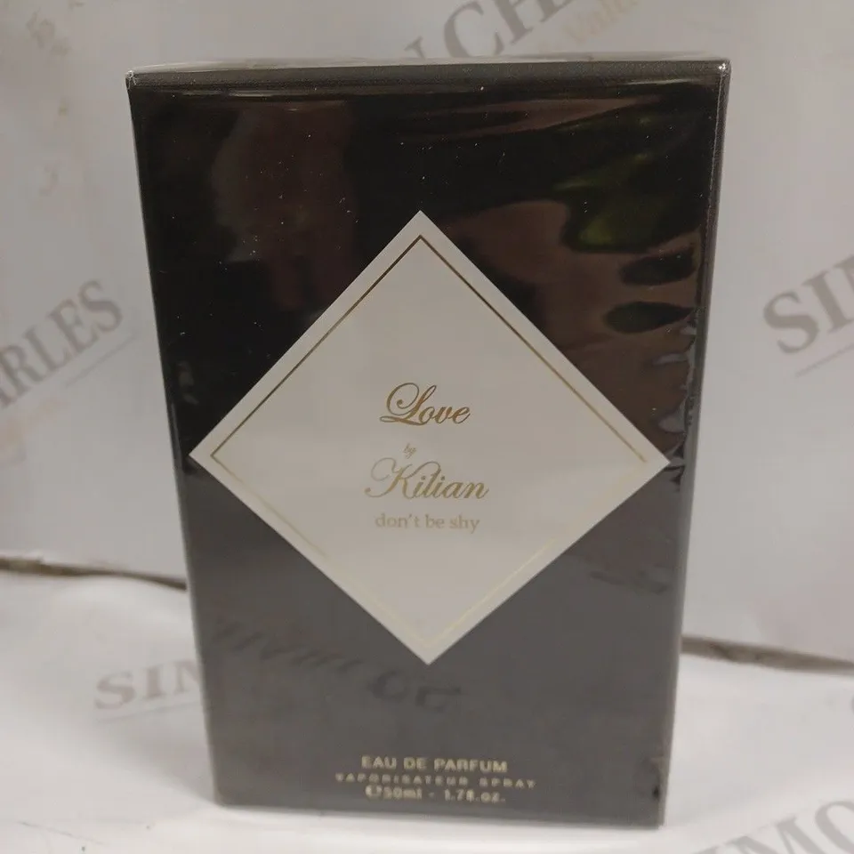 BOXED AND SEALED LOVE BY KILIAN DON'T BE SHY EAU DE PARFUM 50ML