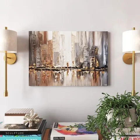 BOXED STREETS I BY OSNAT TZADOK - WRAPPED CANVAS PRINT