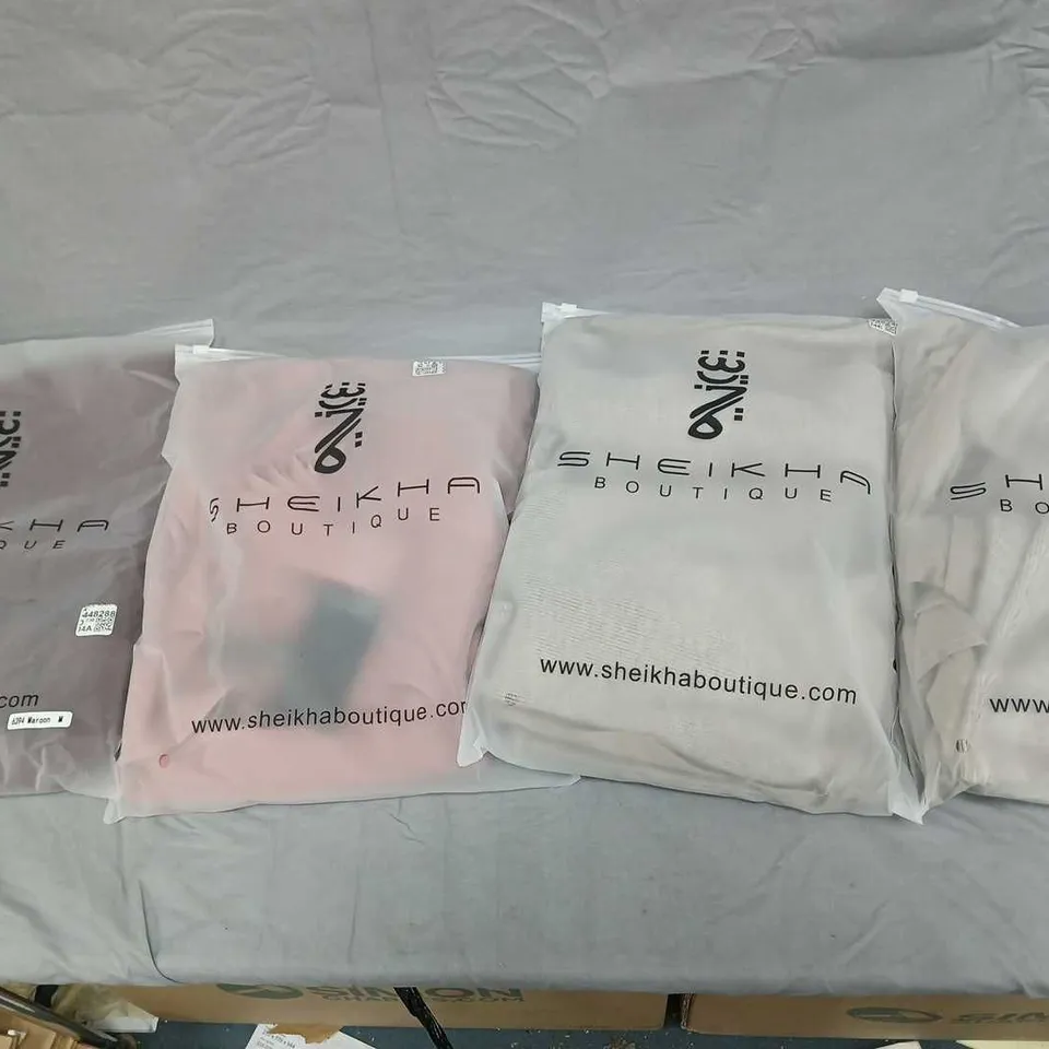 APPROXIMATELY 30 BAGGED SHEIKHA BOUTIQUE CLOTHING ITEMS IN VARIOUS STYLES AND SIZES 