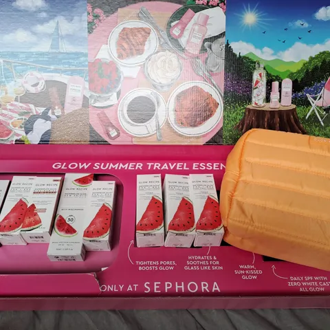 BOXED SEPHORA GLOW RECIPE SKINCARE KIT 