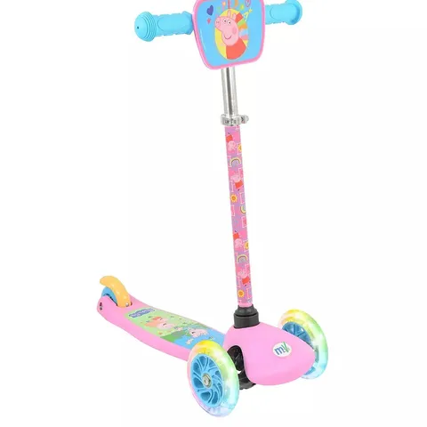 PEPPA PIG MINI GO! TILT SCOOTER WITH LIGHTS UNBOXED
