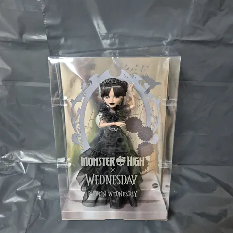 BOXED MATTEL MONSTER HIGH RAVE'N WEDNESDAY DOL