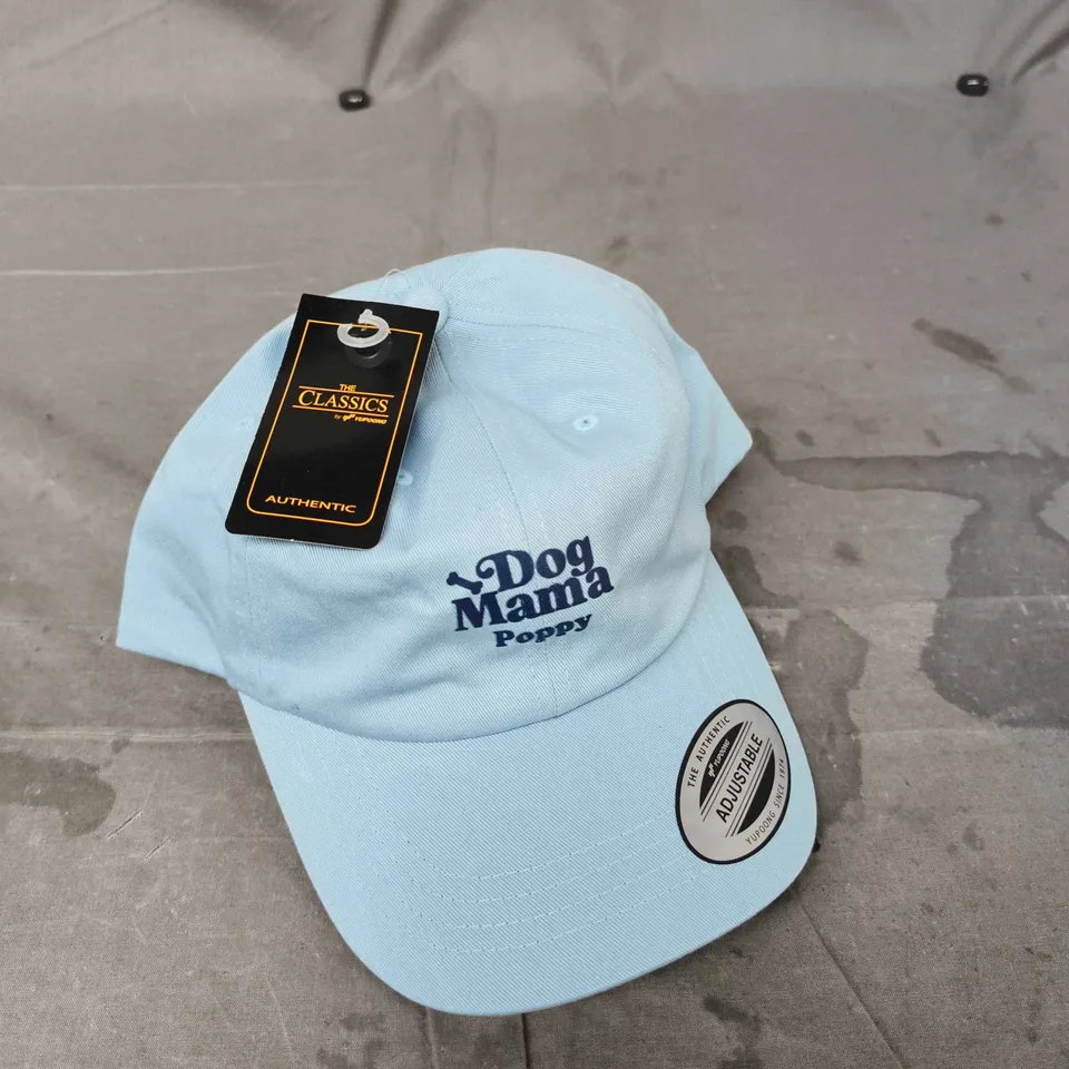 LIGHT BLUE DOG MAMA POPPY CAP