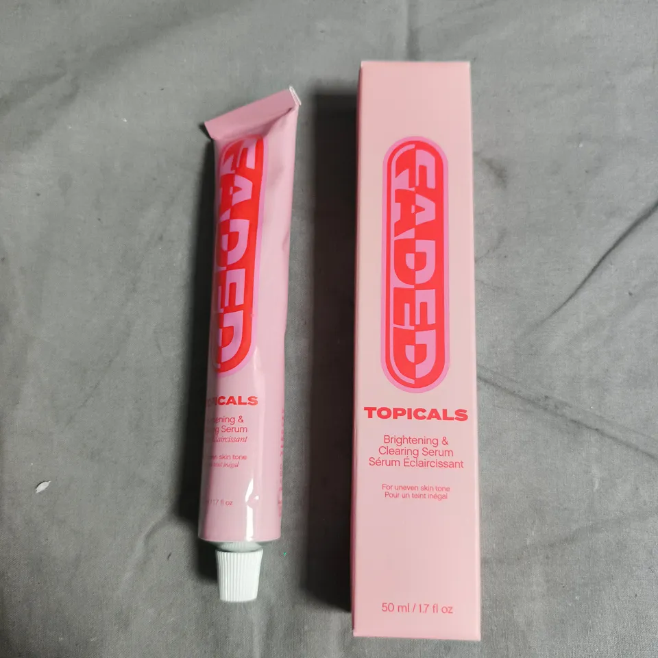 BOXED FACED TOPICALS BRIGHTENING & CLEARING SERUM – 50 ML