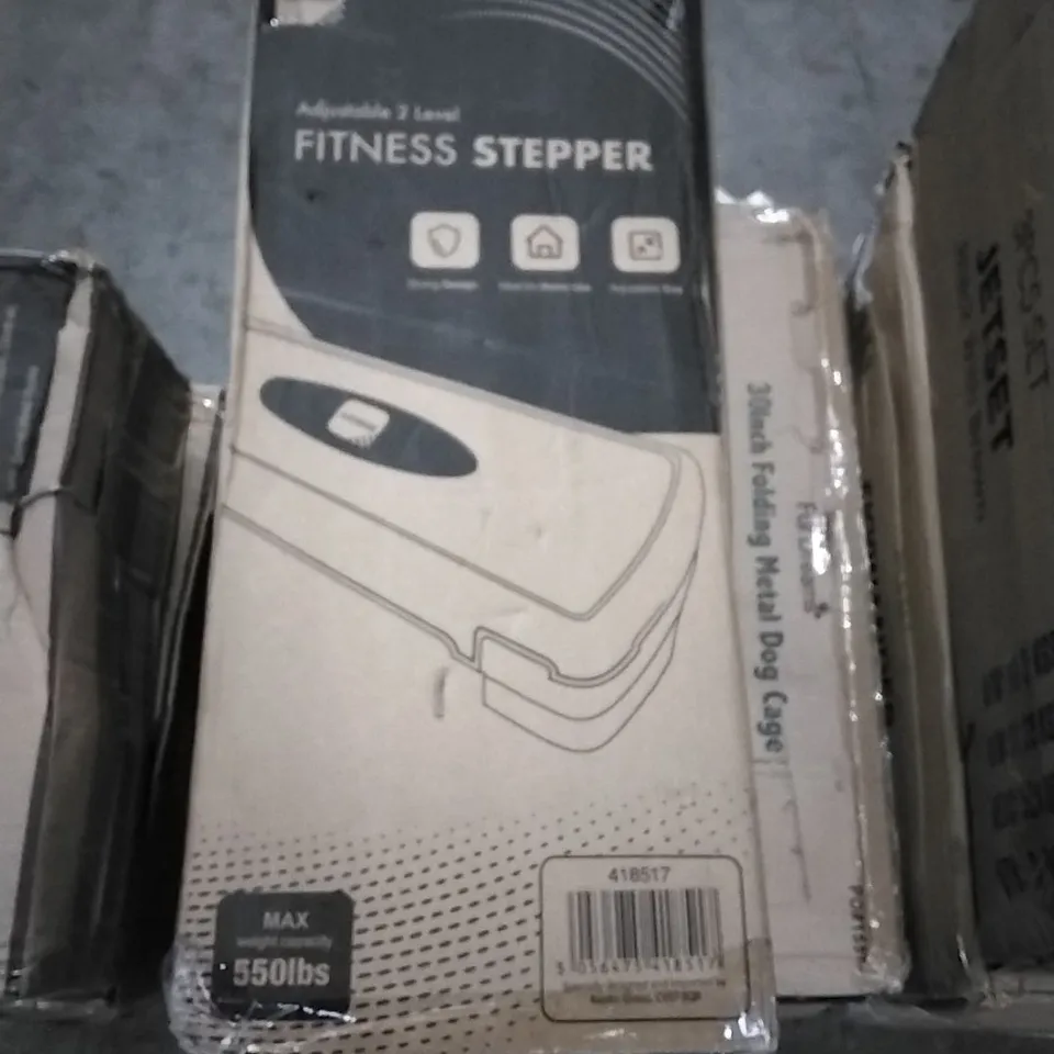 BOXED KAYMAN ADJUSTABLE FITNESS STEPPER 