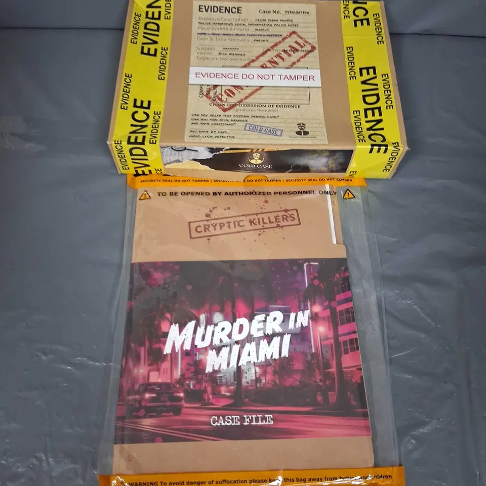 TWO ASSORTED HOME CRIME SOLVING MYSTERIES