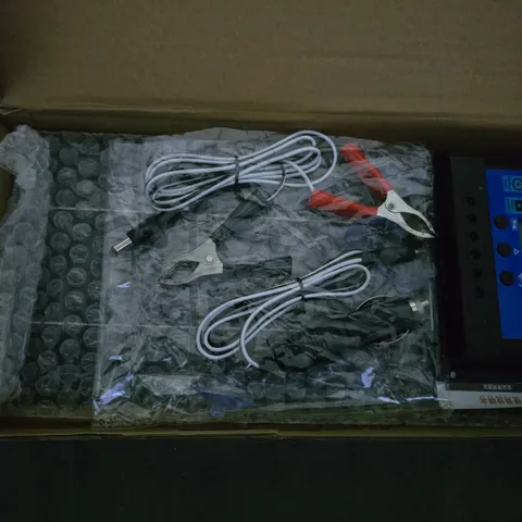 Solar Charge Controller with Cables – Blue Display Unit