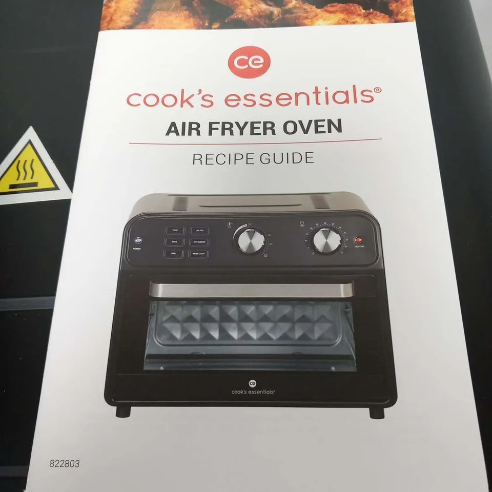 COOK'S ESSENTIALS 21L AIRFRYER OVEN WITH ROTISSERIE 822803