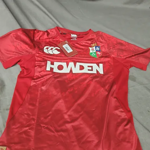 BRITISH & IRISH LIONS KIDS RUGBY JERSEY – RED, 14YRS