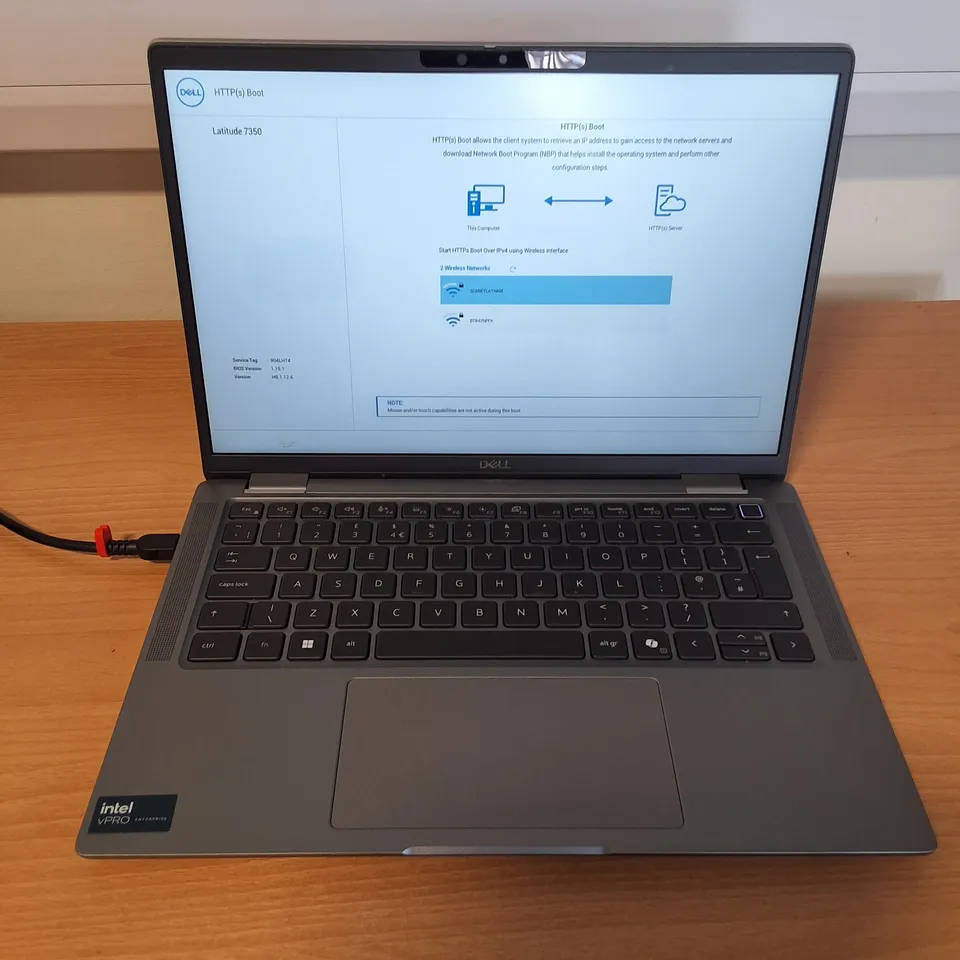 UNBOXED DELL LATITUDE 7350 INTEL VPRO LAPTOP IN SILVER 