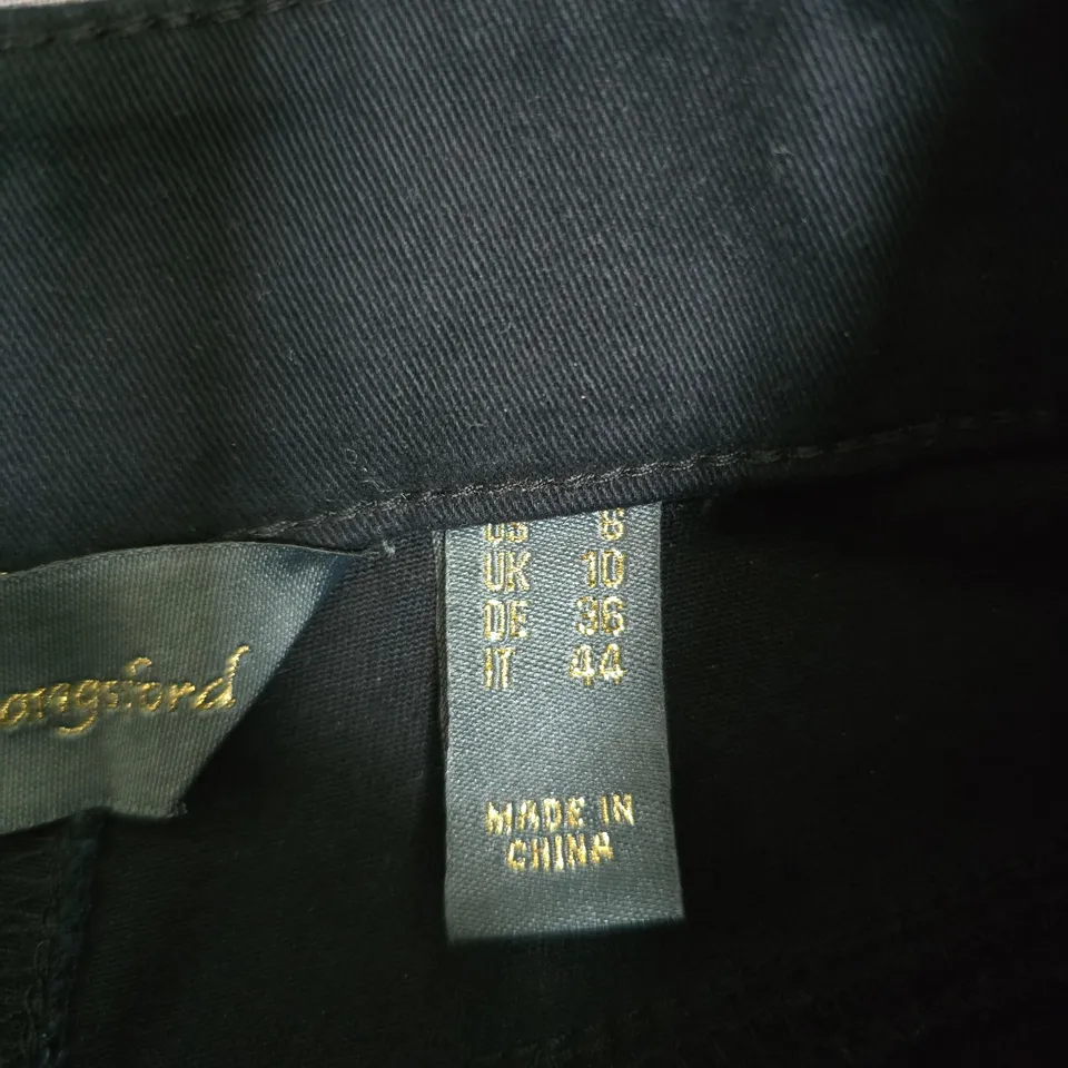 RUTH LANGSFORD WOMEN'S TROUSERS - NAVY, UK 10 (DE 36, IT 44)