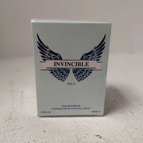 BOXED AND SEALED LOVALI INVINCIBLE AQUA EAU DE PARFUM 100ML