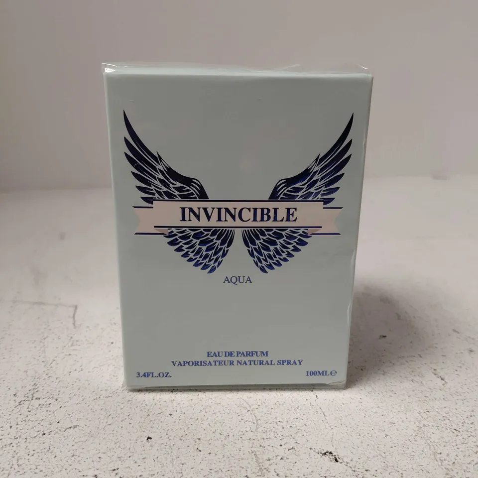 BOXED AND SEALED LOVALI INVINCIBLE AQUA EAU DE PARFUM 100ML
