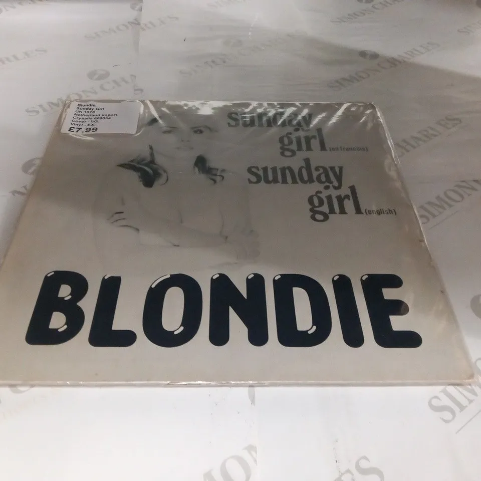 8 X BLONDIE VINYL LPS AND SINGLES.
