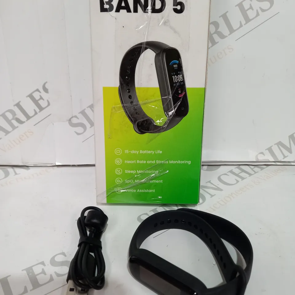 BOXED AMAZFIT BAND 5 SMART BAND/FITNESS TRACKERS WITH VOICE ASSISTANT 