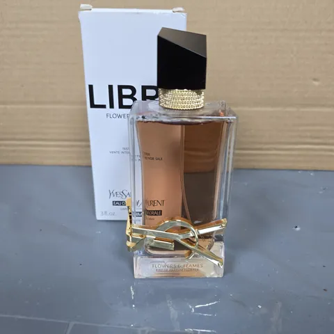 YVES SAINT LAURENT LIBRE FLOWERS & FLAMES EAU DE PARFUM FLORALE – 90 ML TESTER (NOT FOR SALE)