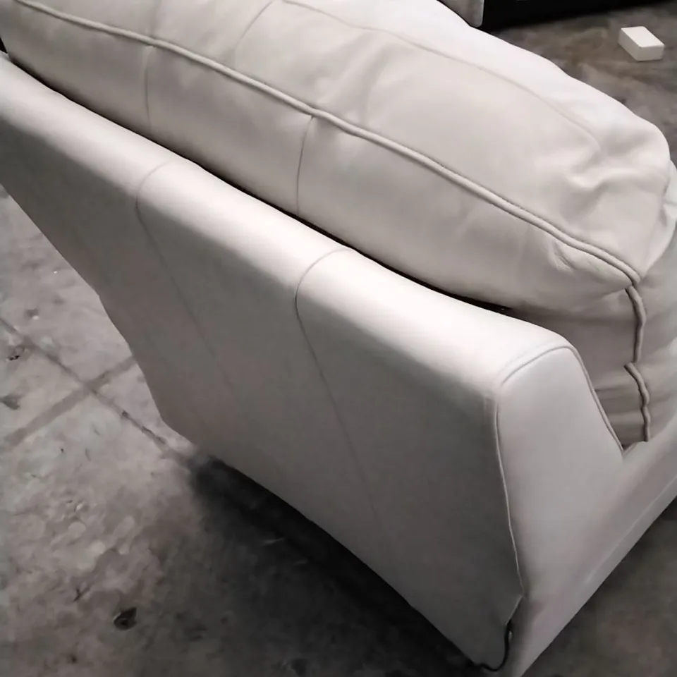 QUALITY BRITISH DESIGNED & MANUFACTURED G PLAN WASHINGTON 18 POWER RECLINER ARMCHAIR CAPRI CHALK LEATHER