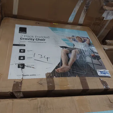 BOXED KEPLIN 2 PACK OF PADDED GRAVITY CHAIRS