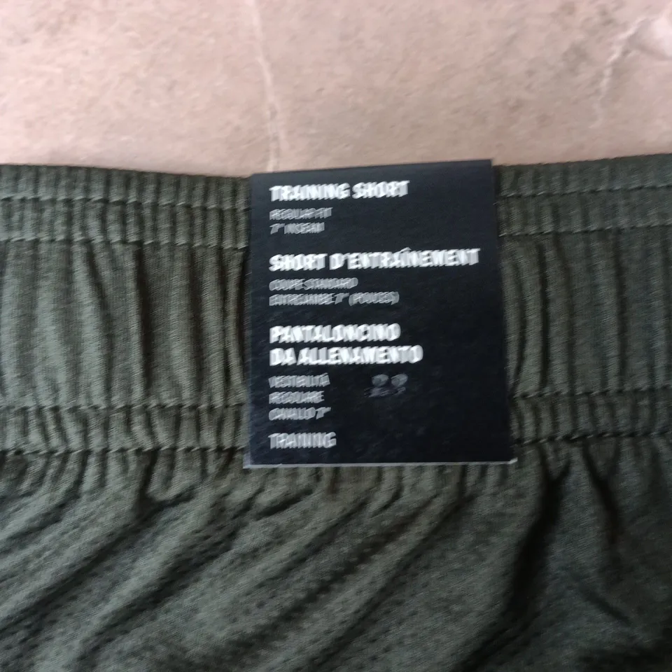 ADIDAS TRAINING SHORTS – OLIVE GREEN, MEN'S