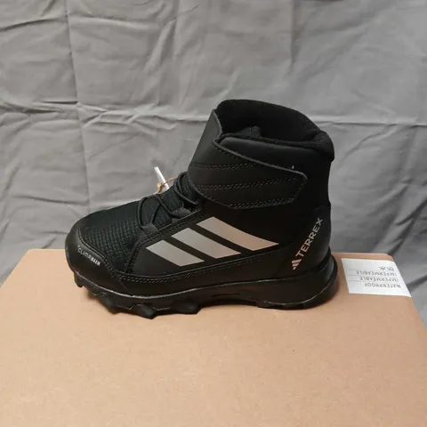 ADIDAS TERREX SNOW CW K JR4188 KIDS' WINTER BOOTS – BLACK, WATERPROOF SIZE 11K