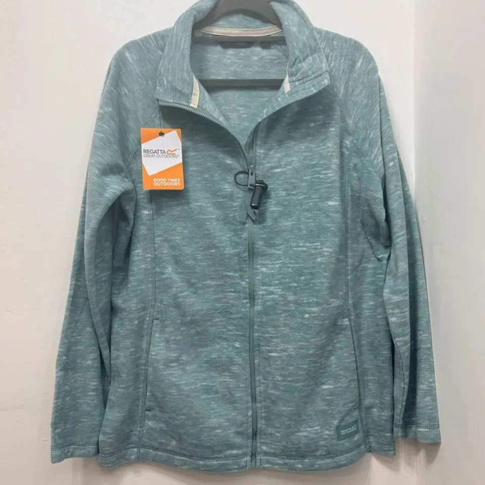 REGATTA MAYSE FULL ZIP FLEECE - IVY MOSS (UK 14)