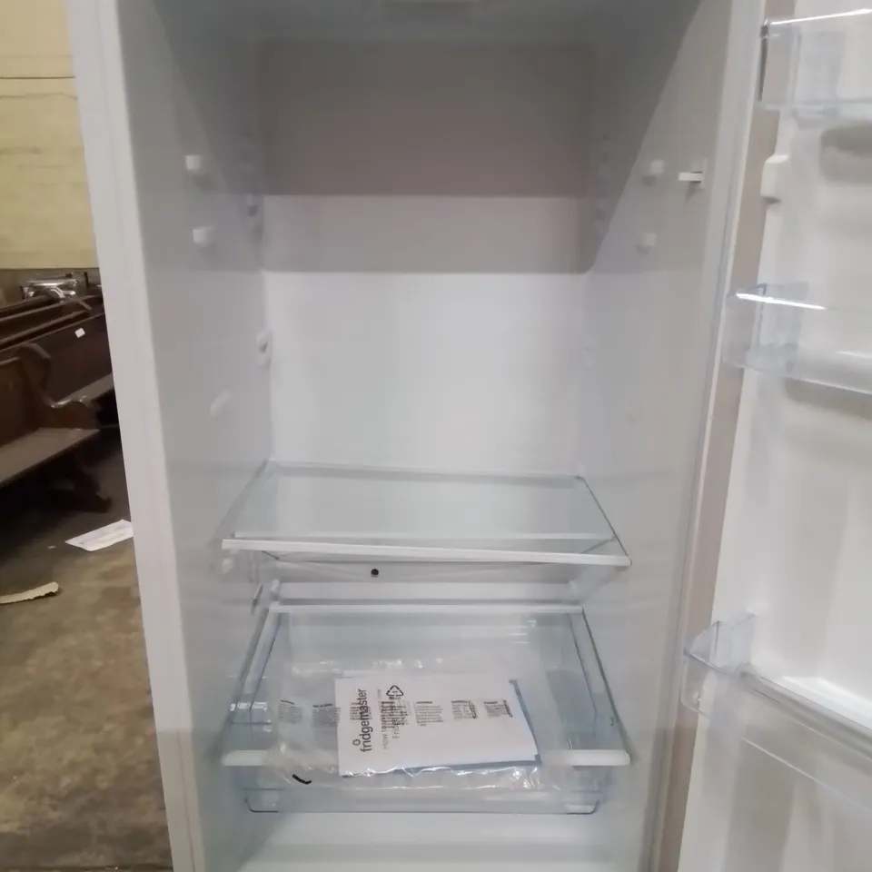 FRIDGEMASTER 50CM WIDE FREESTANDING FRIDGE FREEZER IN WHITE MC55265AF - UNPROCESSED RAW RETURN