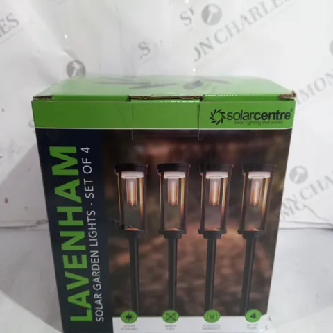 BOXED SOLAR CENTRE LAVENHAM SOLAR GARDEN LIGHTS
