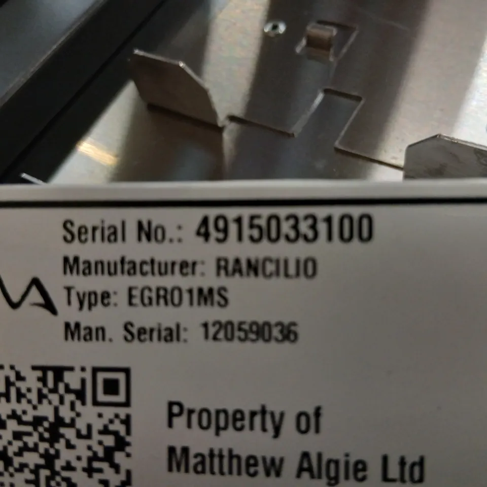 RANCILO EGRO ONE COMMERCIAL COFFEE MACHINE – STAINLESS STEEL MAEB04